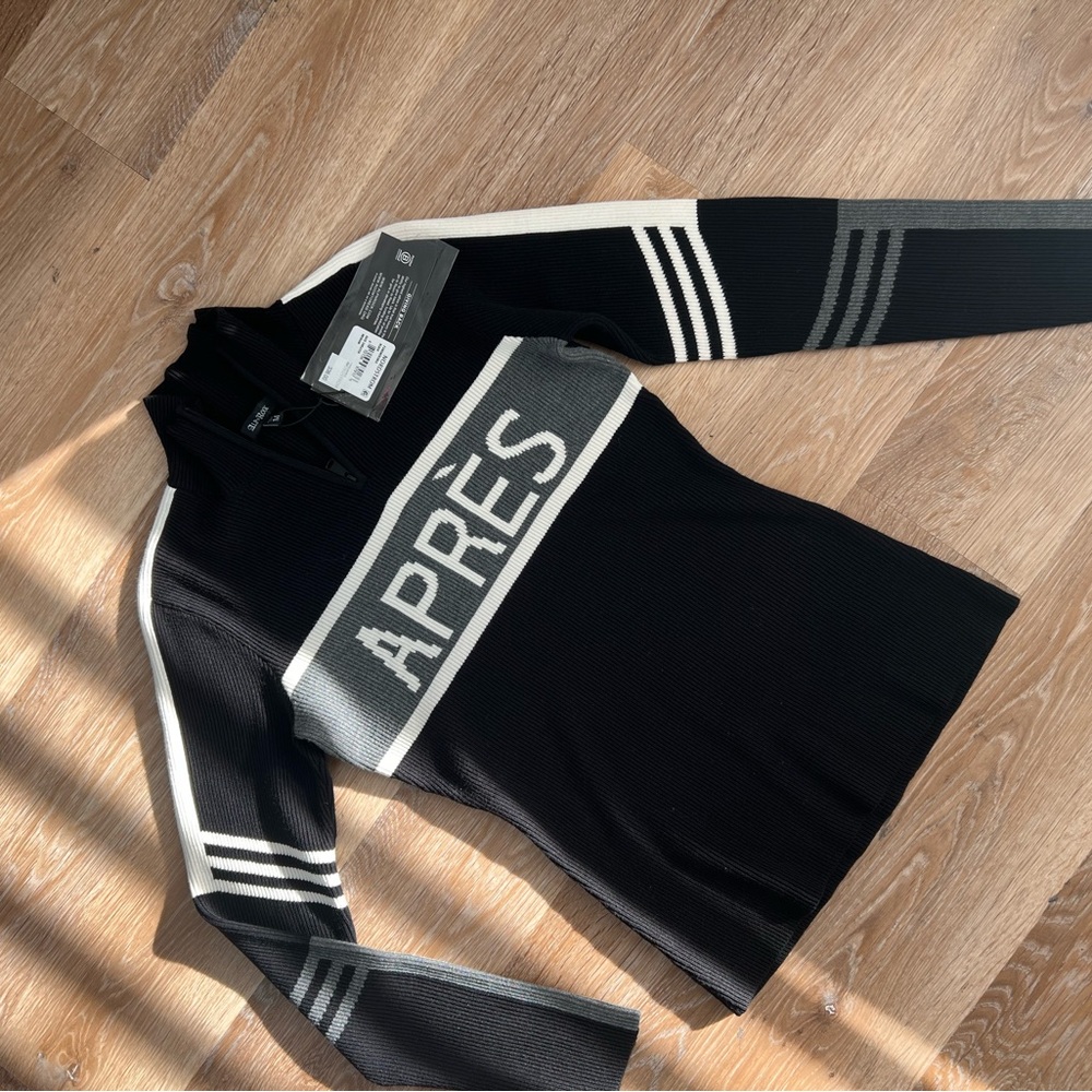 Black and White Après Sweater